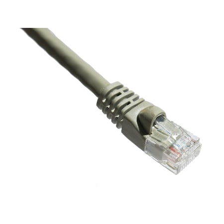 Axiom 2Ft Cat6A 650Mhz Patch Cable Molded Boot (Gray) - Taa Compliant